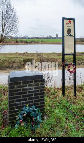 Harry Patch Memorial. Langemark-Poelkapelle, bei Ypern Stockfoto