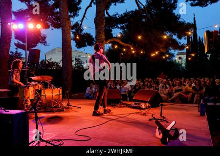 Anna Andreu im Konzert Stockfoto