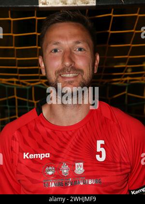 Andreas Rojewski SC Magdeburg Allstars beim Benefit Allstars Game 2023 in Magdeburg Stockfoto