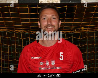 Andreas Rojewski SC Magdeburg Allstars beim Benefit Allstars Game 2023 in Magdeburg Stockfoto