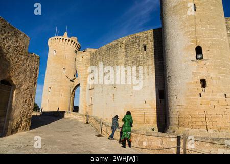 Schloss Bellver (XIV Jahrhundert) Stockfoto