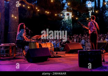 Anna Andreu im Konzert Stockfoto