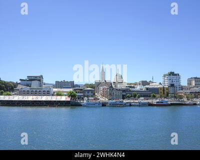 Valdivia, Chile - 24. dezember 2013 - Valdivia ist eine Stadt im Süden Chiles Stockfoto