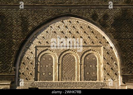 Medrese Bou Inania (S. XIV). Fes. Marruecos. Magreb. Afrika. Stockfoto