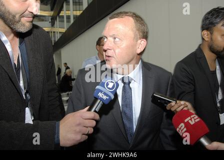 COPENAHGEN /DÄNEMARK 19. Juni 2015  Lars Lokke Rasmussen Opposition und Verleumdungsführer trifft nach Wahlabenden beim Presseessen des National Press Club ein (Foto: Francis Joseph Dean/Deanpictures) Stockfoto