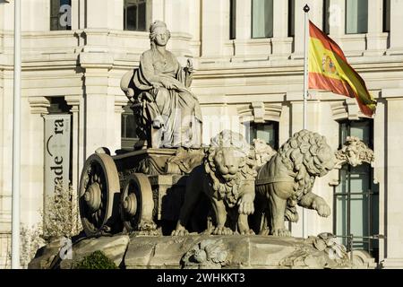 Fuente de Cibeles Stockfoto