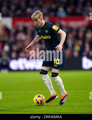 Anthony Gordon von Newcastle United während des Premier League-Spiels auf dem City Ground in Nottingham. Bilddatum: Samstag, 10. Februar 2024. Stockfoto