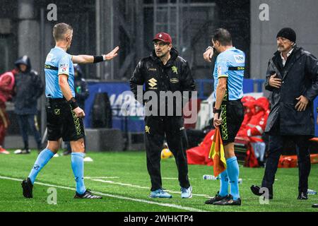 Reggio Emilia, Italien. Februar 2024. Ivan Juric (Turin) während des Spiels US Sassuolo vs Torino FC, italienische Fußball Serie A in Reggio Emilia, Italien, 10. Februar 2024 Credit: Independent Photo Agency/Alamy Live News Stockfoto