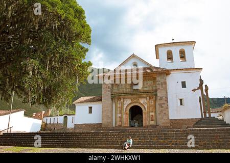 St. Peter der Apostel Kirche, Andahuaylillas, Region Cusco, Provinz Quispicanchi, Peru Stockfoto