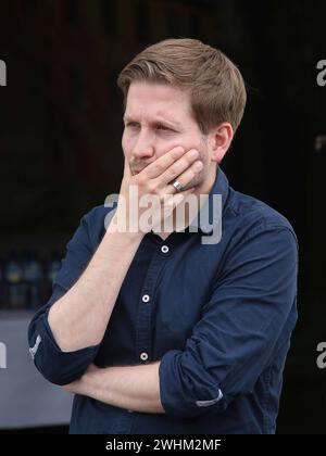 Kevin Kuehnert SPD-Generalsekretär am 30/2023 in Wolmirstedt Stockfoto