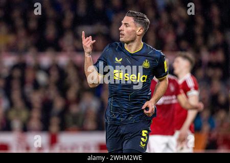 Nottingham, Großbritannien. Februar 2024. XXXX während des Fußballspiels zwischen Nottingham Forest und Newcastle United auf dem City Ground in Nottingham, England. Das Spiel gilt für die Premier League ab 2024. (Richard Callis/SPP) Credit: SPP Sport Press Photo. /Alamy Live News Stockfoto