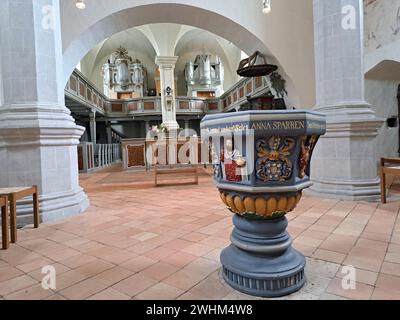 Evangelische Pfarrkirche St. Laurentius Rheinsberg Stockfoto