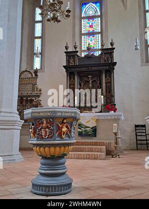 Evangelische Pfarrkirche St. Laurentius Rheinsberg Stockfoto