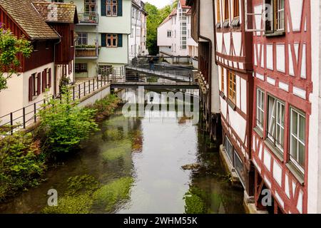 Das malerische Fischerviertel Ulm, Deutschland Stockfoto