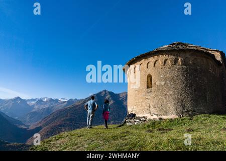 Kapelle Sant Miqueu (Kapelle San Miguel) Stockfoto