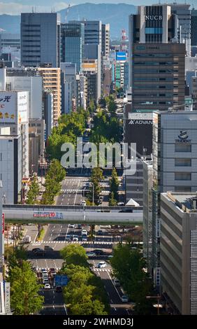 Sakura dori Avenue. Nagoya. Japan Stockfoto