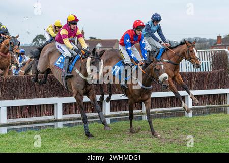 Viertes Rennen in Wincanton am 2. März 2022 Stockfoto