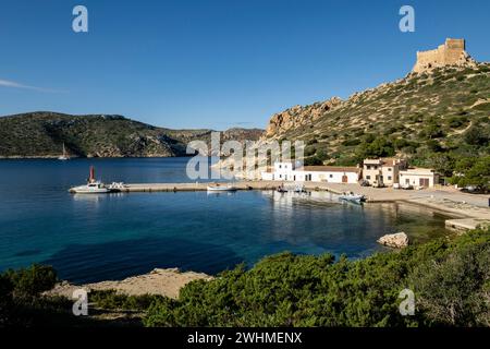 Parque nacional marÃ­timo-terrestre del ArchipiÃ Cabrera Stockfoto