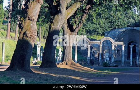 Hadians Villa, Tivoli, Italien, Canopus, Fragment Stockfoto