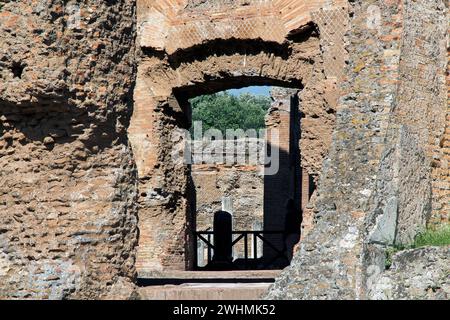 Hadians Villa, Tivoli, Italien, Fragment Stockfoto