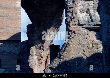 Hadians Villa, Tivoli, Italien, Fragment Stockfoto