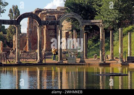 Hadians Villa, Canopus, Tivoli, Italien, Fragment Stockfoto