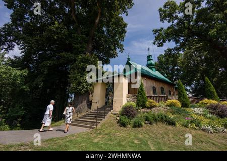 Iglesia de Hlomcza ( Lodzina) Stockfoto