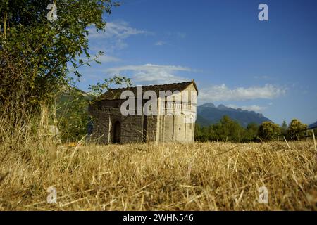 Ermita de San Juan de Busa(s.X) Stockfoto