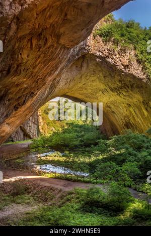 Devetashka Höhle in Bulgarien, Innenansicht Stockfoto