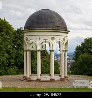 Monopteros, Rotunde mit Säulen, auf der Neroberg, Wiesbaden, Hessen, Deutschland, Europa Stockfoto