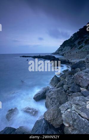 Sa Galera . Banyalbufar.Sierra de Tramuntana.Mallorca.Islas Baleares. EspaÃ±a. Stockfoto