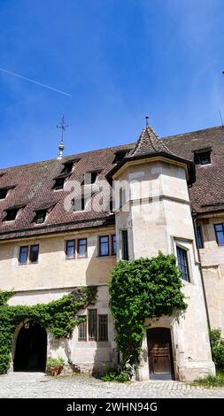 Im Innenhof des Klosters Bebenhausen in SchÃ¶nbuch Stockfoto