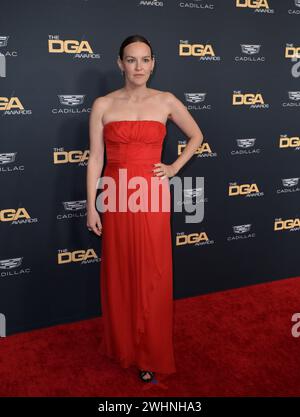 Los Angeles, USA. Februar 2024. LOS ANGELES, USA. 10. Februar 2024: Carla Gallo bei den 76. Annual Directors Guild Awards im Beverly Hilton. Bildnachweis: Paul Smith/Alamy Live News Stockfoto