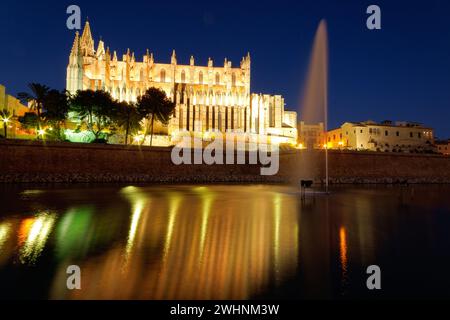 Catedral de Palma (La Seu)(s.XIV-XVI).Palma.Mallorca.Baleares.EspaÃ±a. Stockfoto