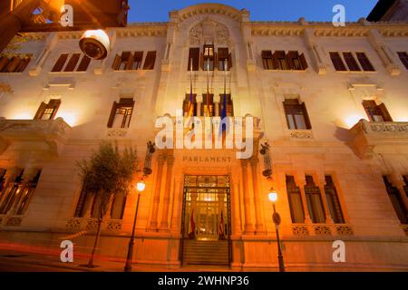 Parlament (Antiguo Circulo Mallorquin) (s.XIX).Centro historico.Palma.Mallorca.Baleares.EspaÃ±a. Stockfoto