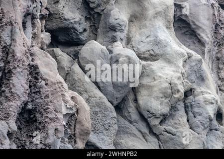 Nahaufnahme der Insel Stromboli Stockfoto