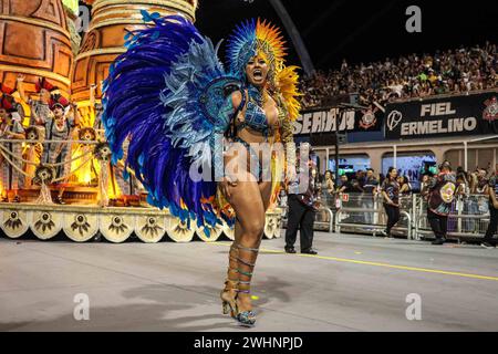 Carnaval Sp Turis 2024 - Tom Maior SAO PAULO SP, 11/2023 - Karneval SP Turis /Parade der Schulen der Sondergruppe - Tom Maior, bei einer Parade am Samstag Abend im Anhembi Sambodromo, Sao Paulo 11. IMAGO / Jefferson Aguiar Sao Paulo Brasilien Copyright: XJeffersonxAguiarx Stockfoto