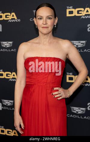 Beverly Hills, USA. Februar 2024. Carla Gallo nimmt am 10. Februar 2024 an den 76. Jährlichen DGA Awards im Beverly Hilton Hotel in Los Angeles, KALIFORNIEN, Teil. (Foto: Corine Solberg/SipaUSA) Credit: SIPA USA/Alamy Live News Stockfoto