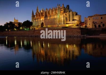 Catedral de Palma (La Seu)(s.XIV-XVI).Palma.Mallorca.Baleares.EspaÃ±a. Stockfoto