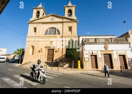 Iglesia de San Josep de S'Alqueria Blanca Stockfoto