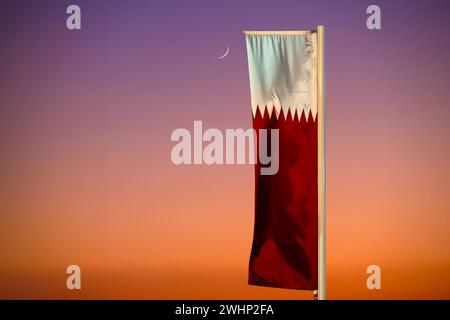 Feier zum Nationalfeiertag in Katar im Darb Al Saai um Salal Doha Stockfoto