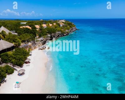 Playa Kalki Beach Karibikinsel Curacao, Playa Kalki in Curacao Karibik Stockfoto