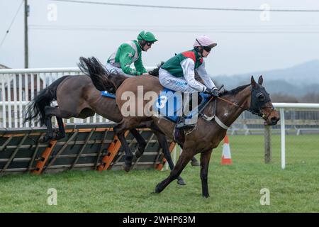 5. Rennen in Wincanton 2. März 2022 - Mares' Handicap Hürde Stockfoto