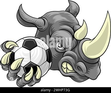 Wildschwein-Razorback Warschwein-Fußball-Maskottchen Stock Vektor