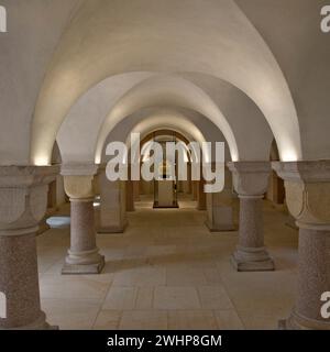 Die Krypta, St.. Marienkathedrale, UNESCO-Weltkulturerbe, Hildesheim, Deutschland, Europa Stockfoto