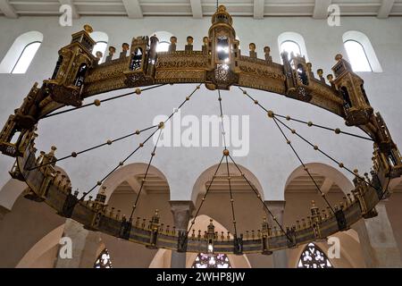 Hezilo Kronleuchter, St. Marienkathedrale, UNESCO-Weltkulturerbe, Hildesheim, Deutschland, Europa Stockfoto