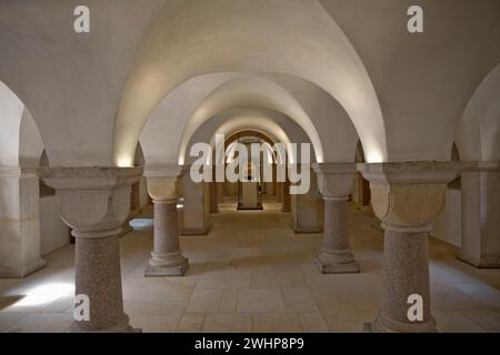 Die Krypta, St.. Marienkathedrale, UNESCO-Weltkulturerbe, Hildesheim, Deutschland, Europa Stockfoto