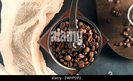 Eiskaffee in Gläsern Stockfoto