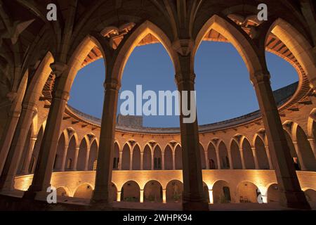 Castillo de Bellver (s.XIV) Stockfoto