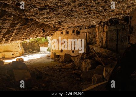 Bunkerruine der Wolfsschanze bei KÄ™trzyn in Polen Stockfoto